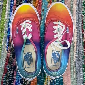 Rainbow Gradient Vans